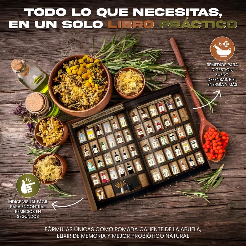 Los 200 Remedios Naturales Olvidados de la Abuela | Spanish Book