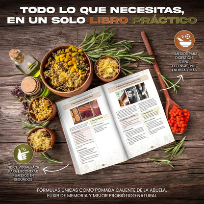 Los 200 Remedios Naturales Olvidados de la Abuela | Spanish Book